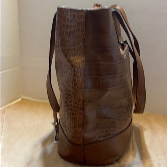 Franco Sarto Large Tan Leather Hobo Bag - Picture 5 of 13